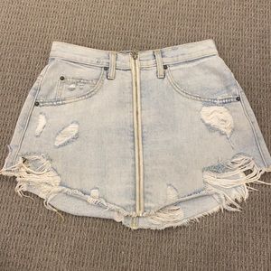 Carmar jean skirt